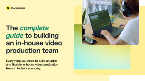 The complete guide to building an in-house video production team