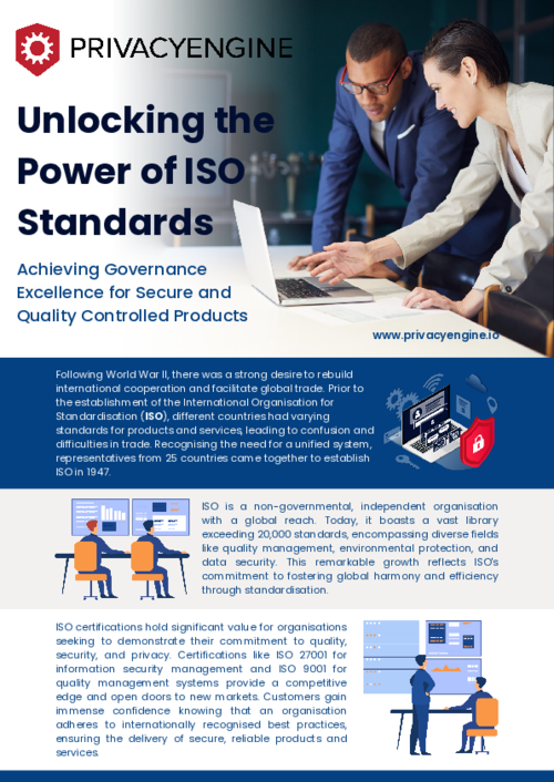 ISO Compliance Information