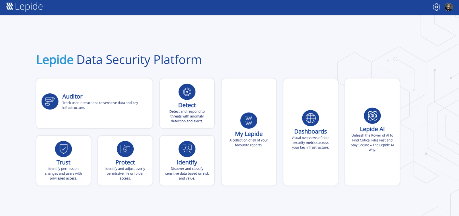 Lepide Data Security Platform screenshot