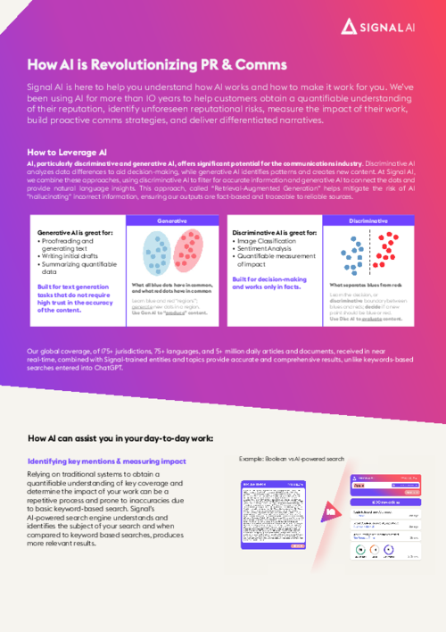 How AI is Revolutionizing PR & Comms