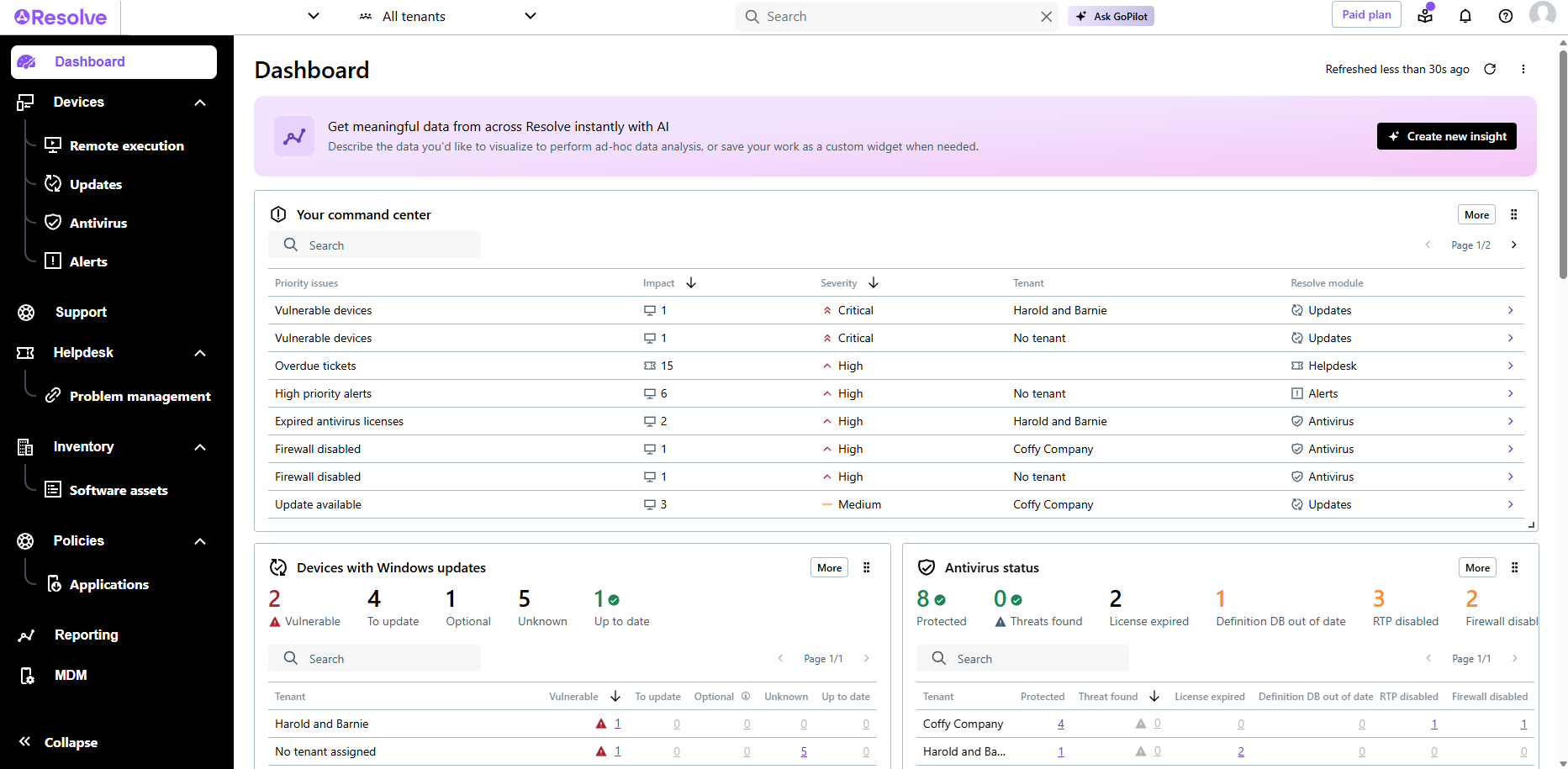 LogMeIn Resolve screenshot