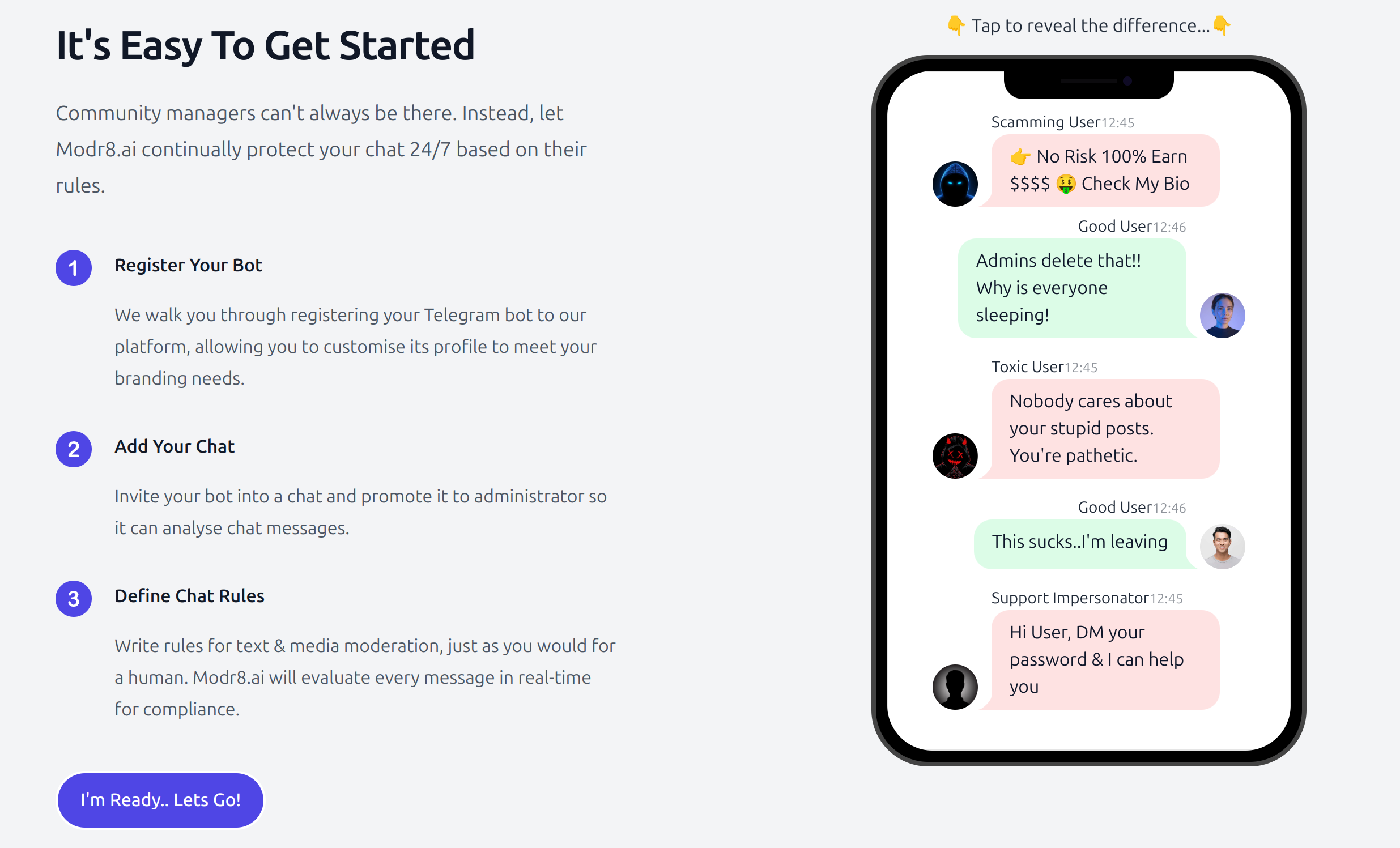 Modr8 AI screenshot