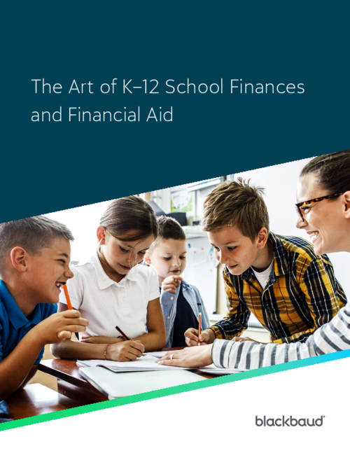 The Art of K-12 School Finances and Financial Aid
