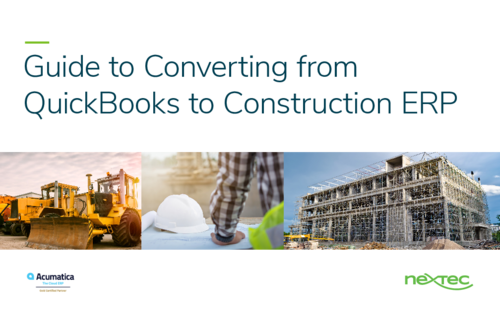 NexTec Group – QuickBooks to Construction ERP Conversion Guide