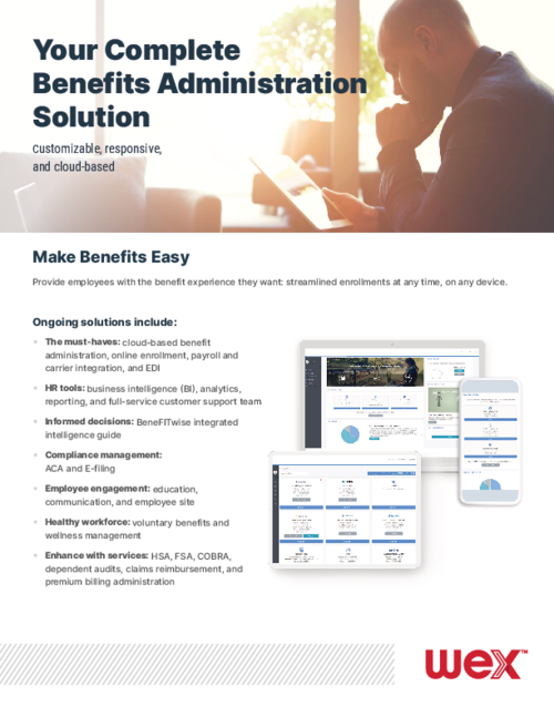 Complete Benefits Administration Solution