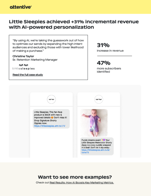 Little Sleepies achieved +31% incremental revenue with AI-powered personalization
