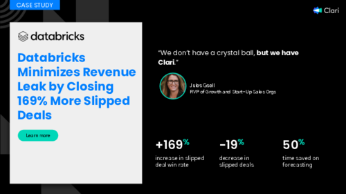 Databricks Minimizes Revenue Leak by Closing 169% More Slipped Deals