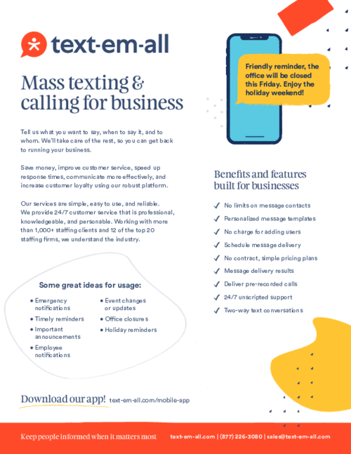 Text em all reviews 2025 details pricing features g2