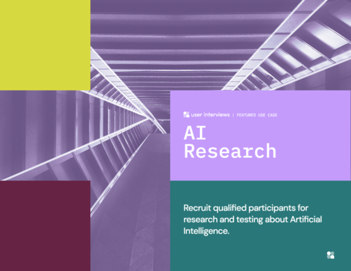 User Interviews AI Research