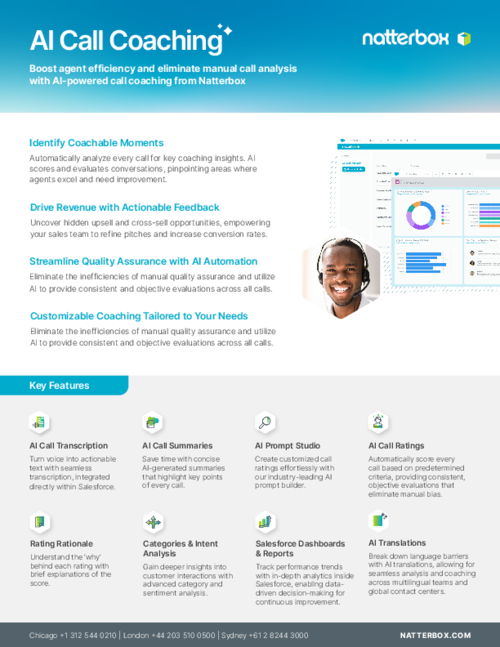 Natterbox AI Call Coaching