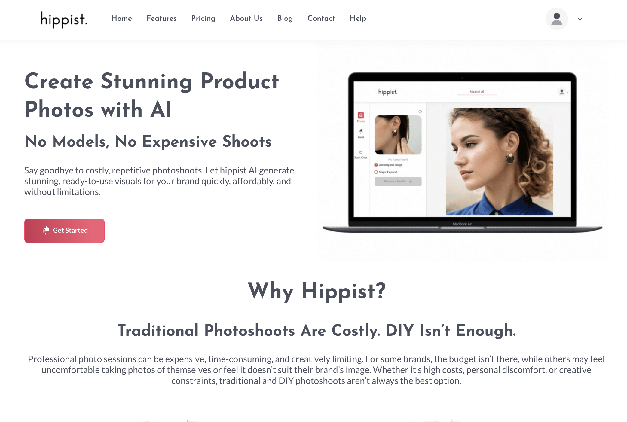 hippist AI screenshot
