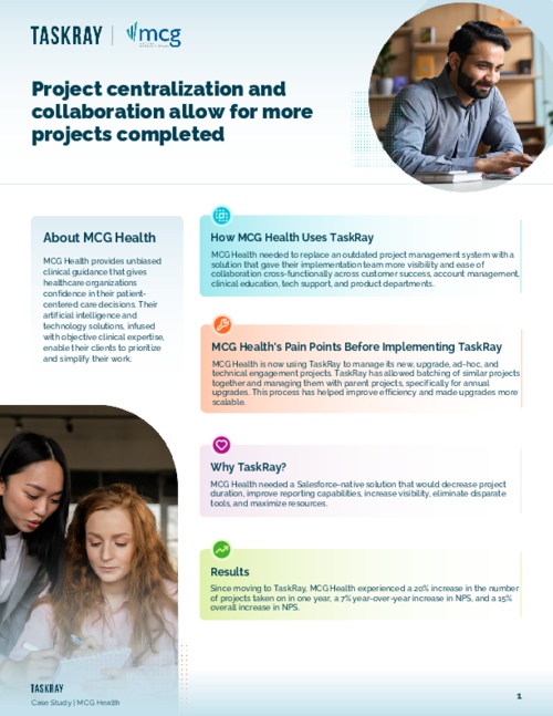 MCG Health’s Project Efficiency and NPS Improvement Gets Supercharged