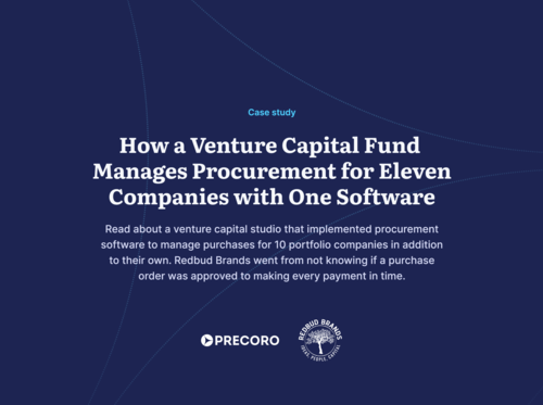 How a Venture Capital Fund Manages Procurement for 11 Companies