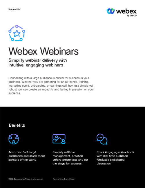 Webex Webinars