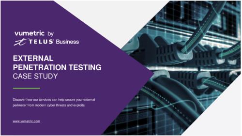 External Network Penetration Test Case Study