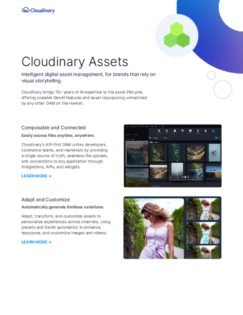Cloudinary Assets