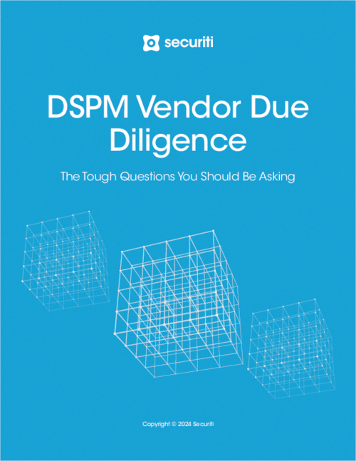 DSPM Vendor Due Diligence