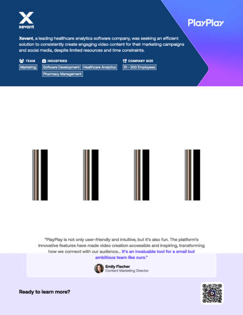 How Xevant is Scaling Video Marketing & Driving More Engagement with PlayPlay