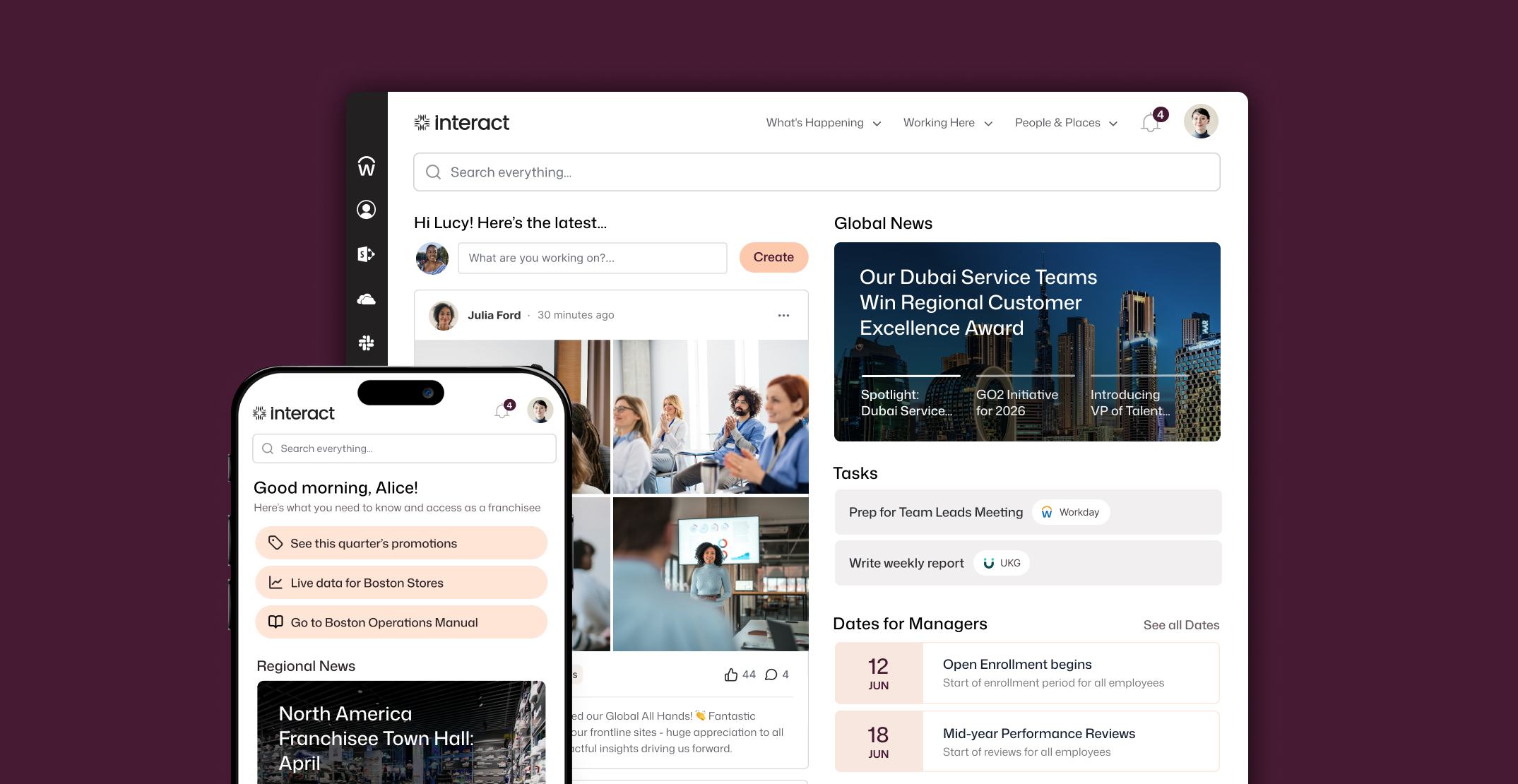 Interact screenshot