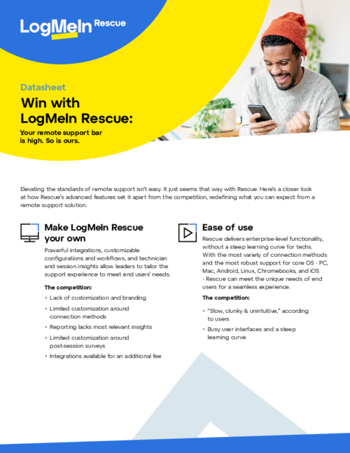 LogMeIn Rescue Differentiators