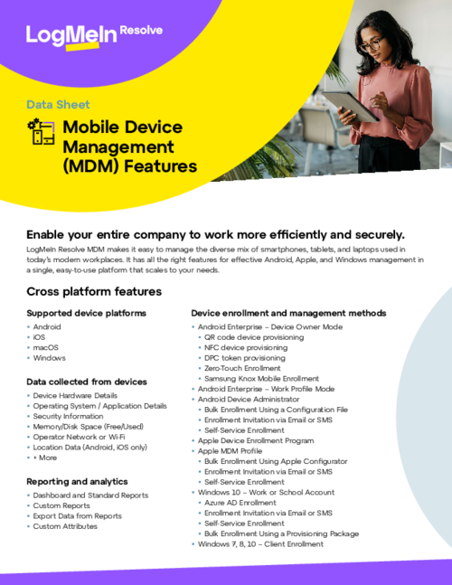 Mobile Device Management (MDM)