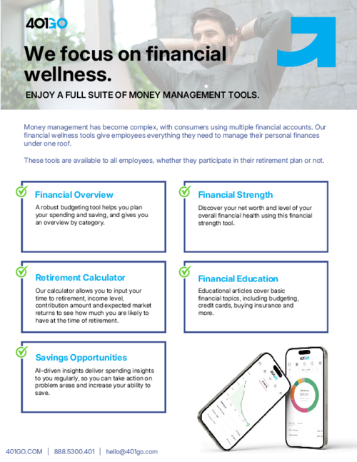 Free financial wellness tools