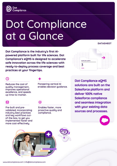 Dot Compliance at a Glance