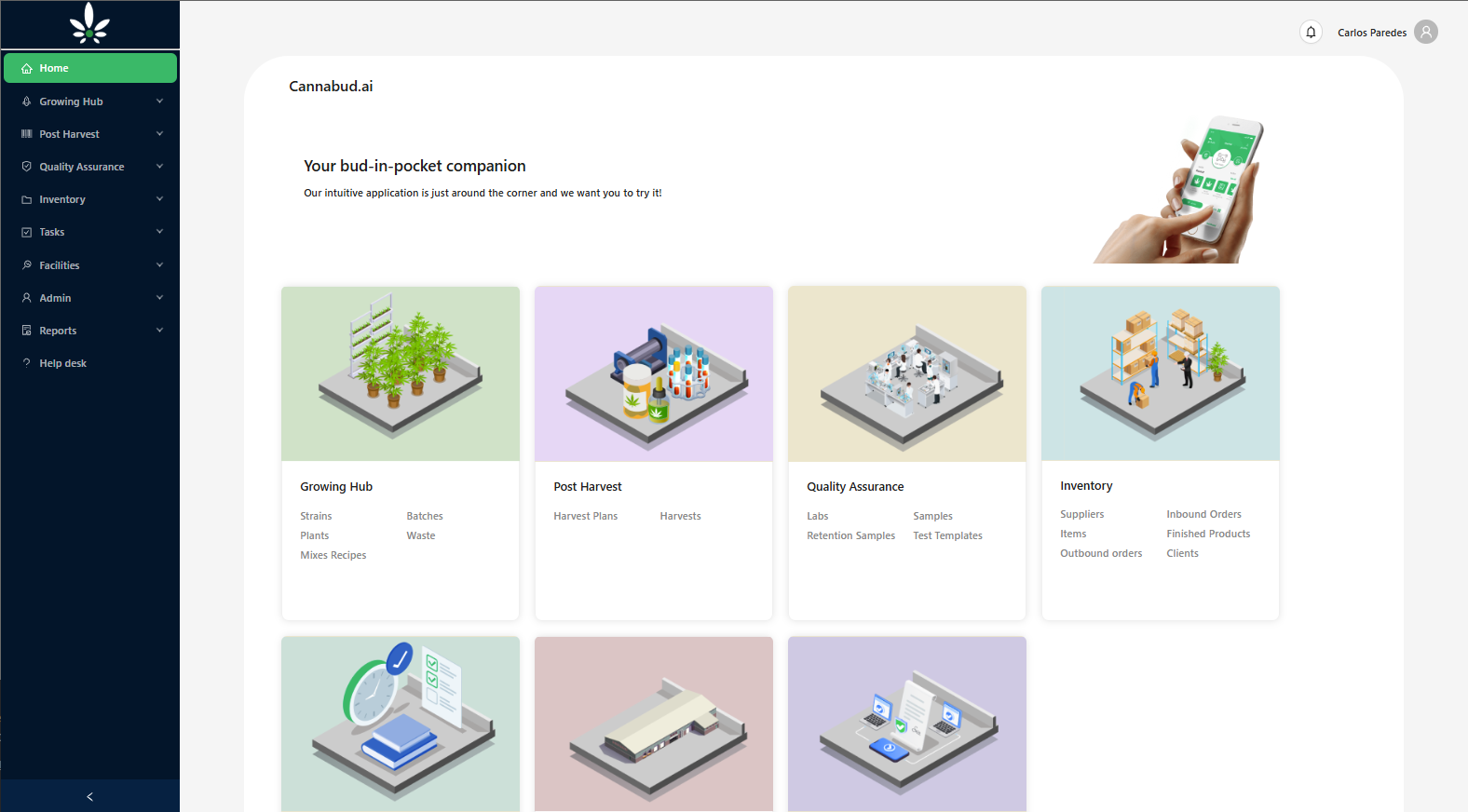 Cannabud.ai screenshot
