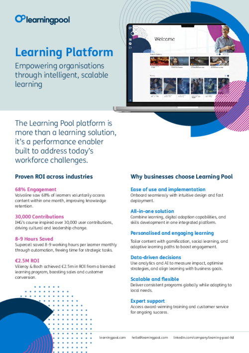 Learning Platform Product Guide