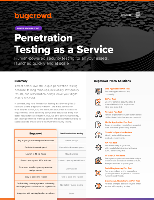 Pen Testing as a Service