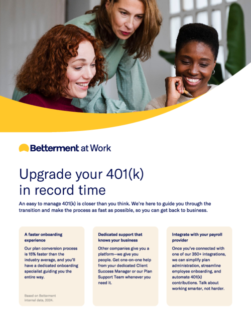 Upgrade your 401(k)