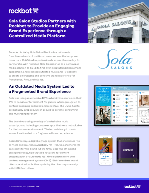 Sola Salons Case Study