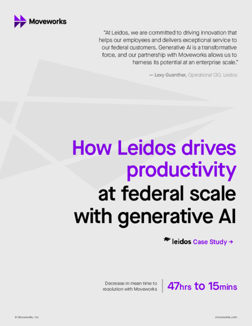 Case study: How Leidos drives productivity at federal scale with agentic AI