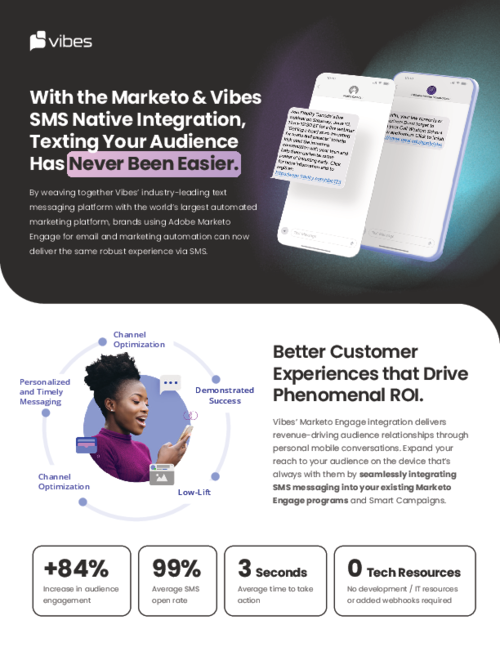 Vibes and Adobe Marketo Engage