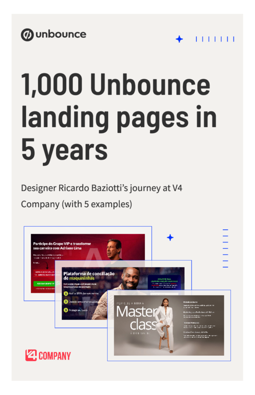 Landing page design examples