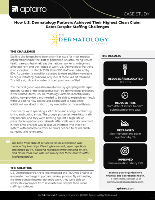 Case Study - US Dermatology