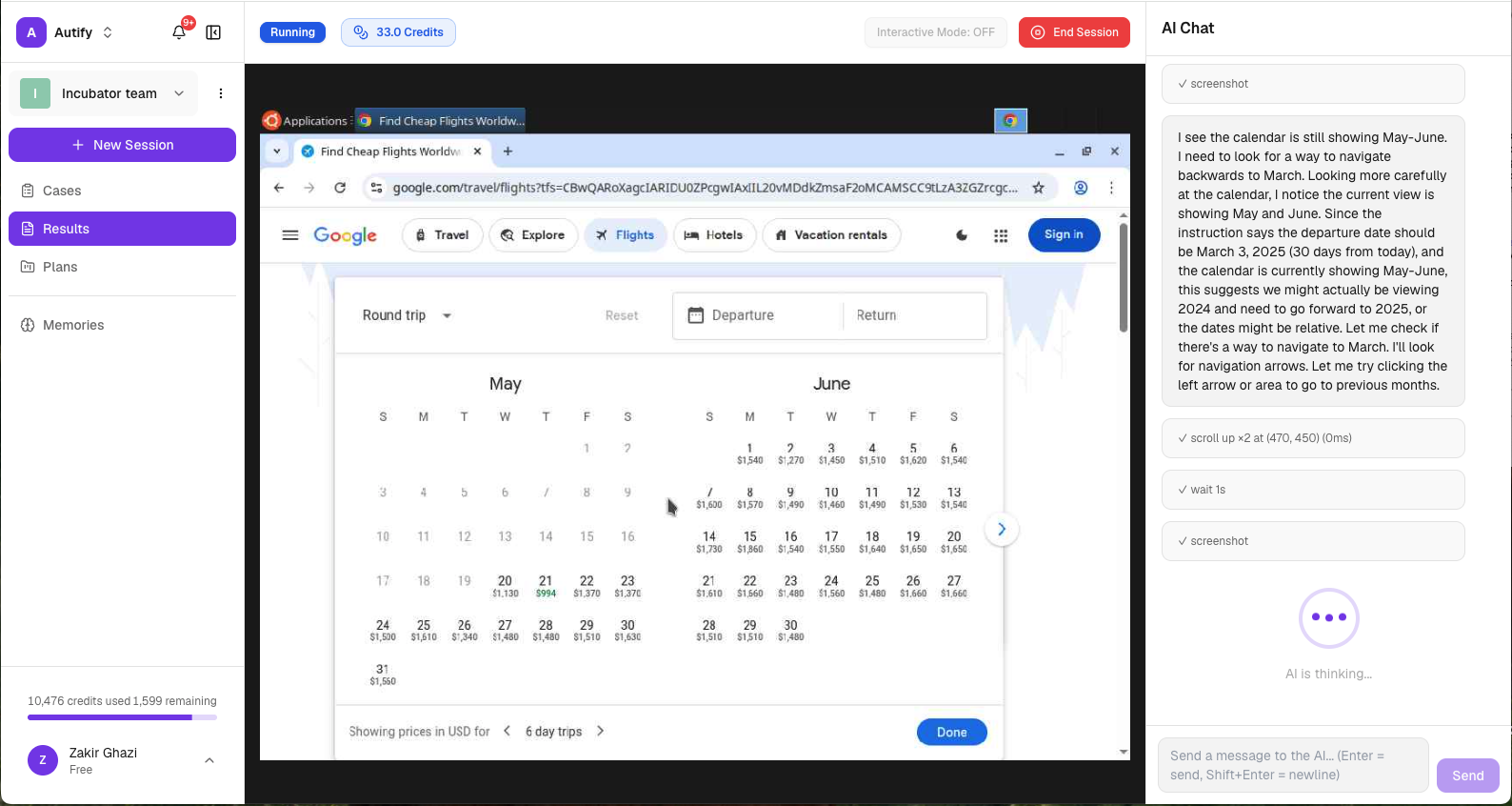 Autify screenshot