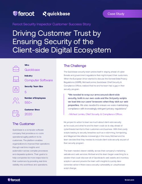 Feroot Case Study Quickbase