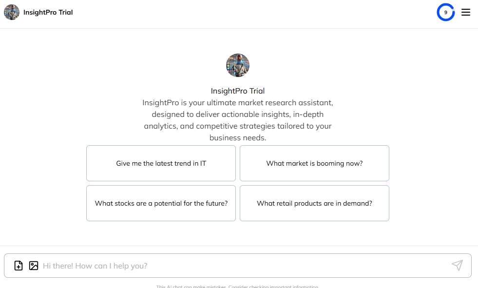 InsigtPro: Market Research Assistant preview