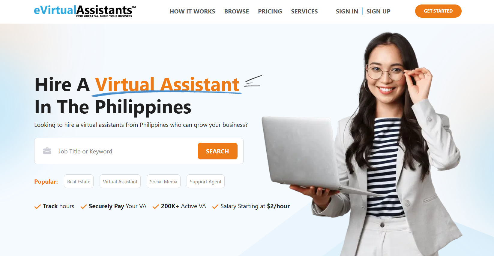eVirtualAssistants screenshot