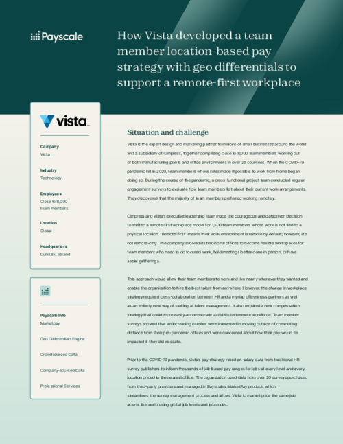 Vista Case Study