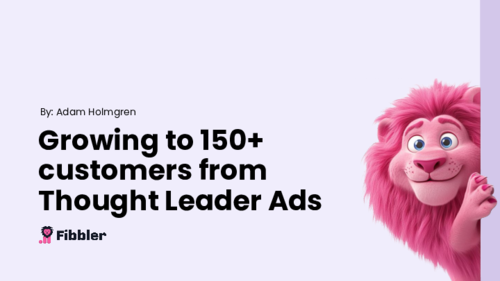 Growing to 200+ customers from  Thought Leader Ads (Playbook)