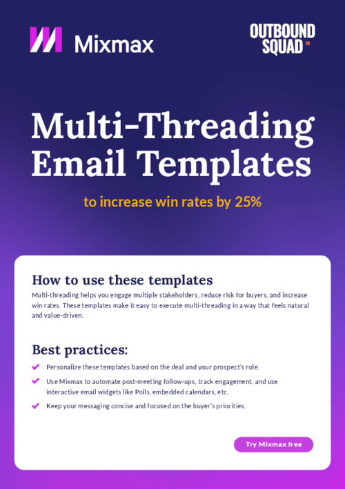 Multi-Threading Email Templates to increase win rates by 25%