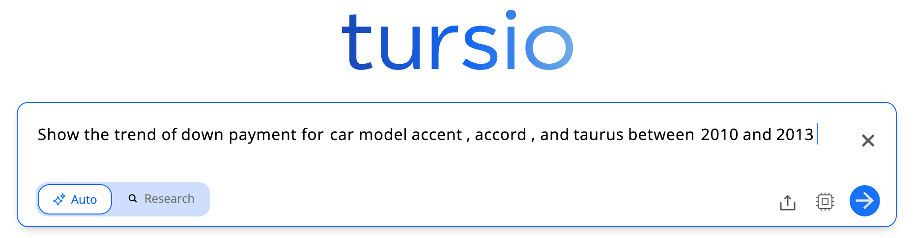 Tursio Enterprise Search & Analysis preview