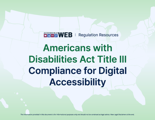 ADA Title III Compliance for Digital Accessibility