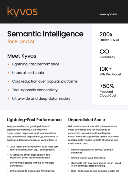 Semantic Intelligence for BI and AI