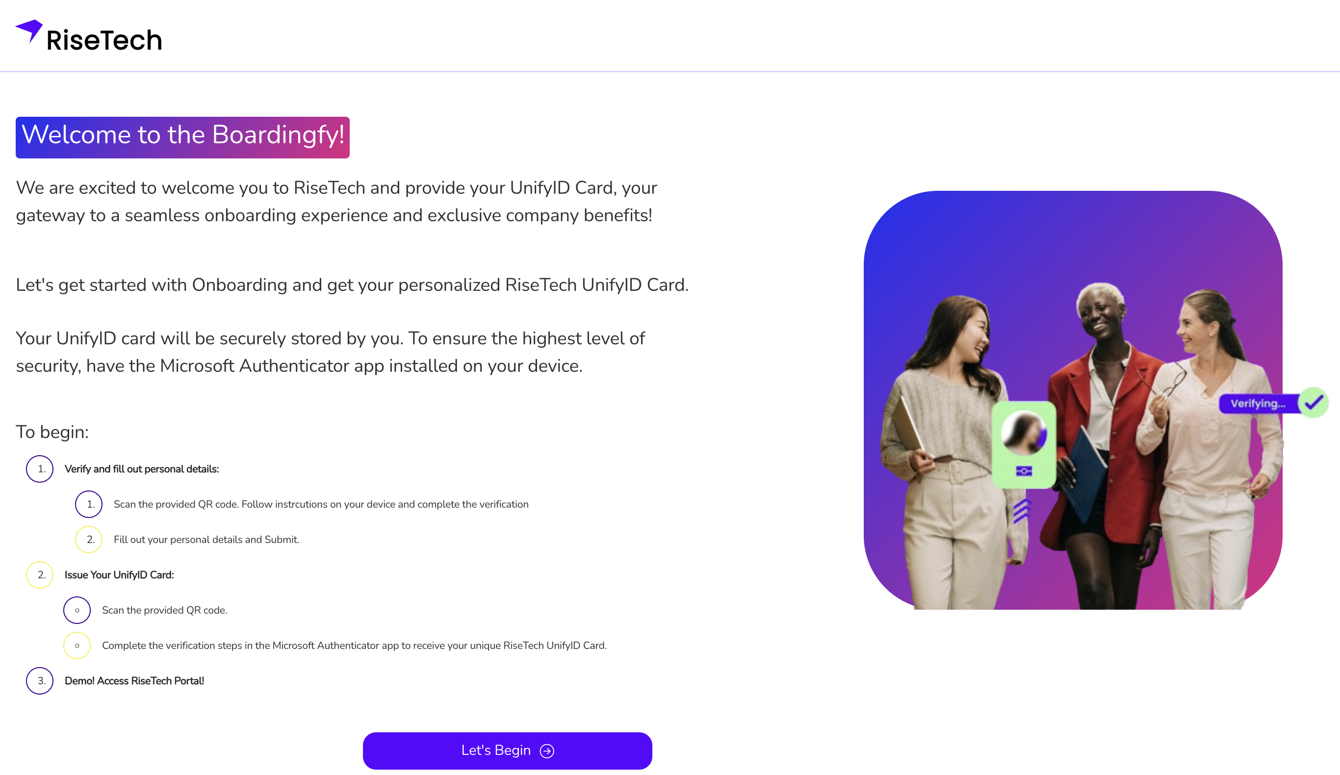 UnifyID screenshot