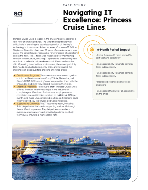Princess Cruise Lines Case Study
