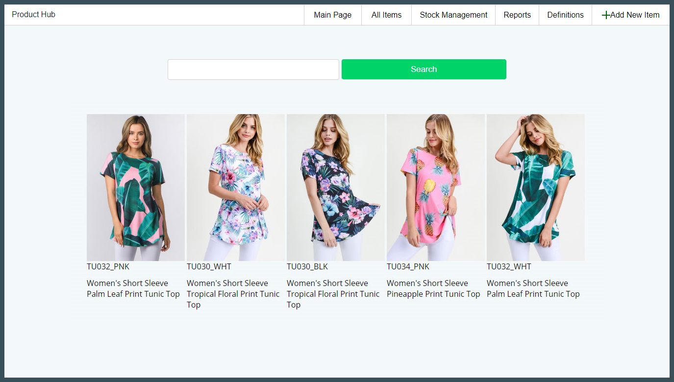 Product Hub screenshot