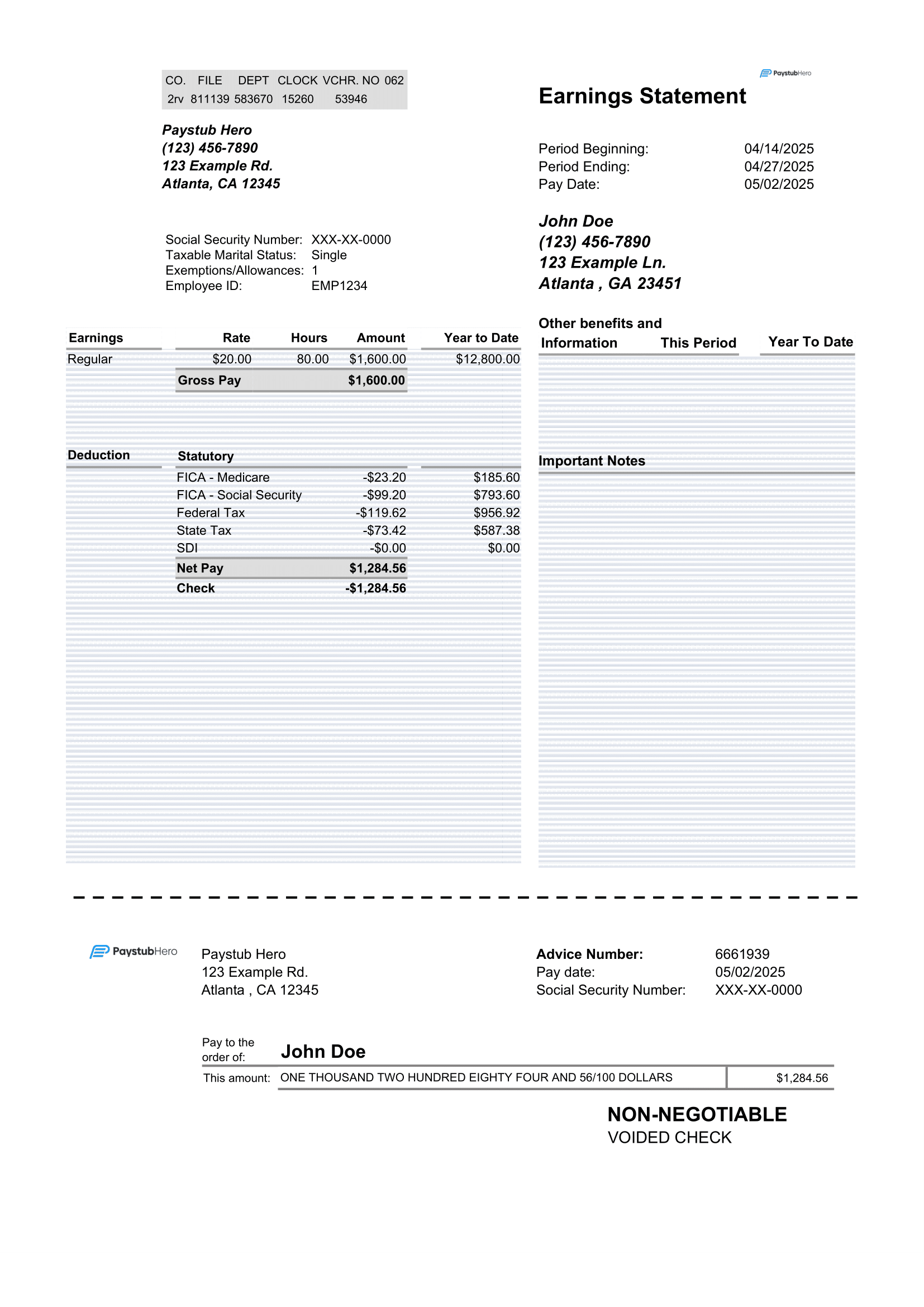 PaystubHero screenshot